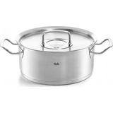 Fissler Original-Profi Collection 2022 Kookpan Laag met RVS Deksel, 24cm