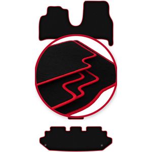 CARLUX-RED automatten voor: Citroen C8 7-zits (2002-2014)