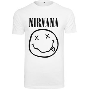 Heren - Mannen - Dikke kwaliteit - Urban - Streetwear - Casual - Shirt - Modern - Nirvana - Lithium - Rock Legends - T-Shirt wit