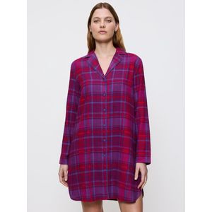 TRIUMPH - BOYFRIEND - Nachthemd - Blauw - Katoen - Lange Mouwen