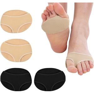 Metatarsal Kussens - 2 Paar Zachte Stof - Voetverzorging - Comfortabele Metatarsal Pads