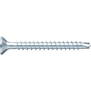 Wurth - ASSYplus 4 CS staal verzinkt VD verzonken kop RW - ASSY®plus 4 CS universele schroef Gehard staal verzinkt voldraad verzonken kop - x 1000 st - Interne aandrijving RW10
