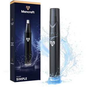 Mancraft Neustrimmer Simple - Neushaartrimmer mannen - Oortrimmer - Waterdicht - Oplaadbaar