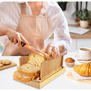 Equivera Broodsnijder Hulpmiddel - Broodsnijder - Broodsnijder Handmatig - Brood Snijden Rechte Plakken