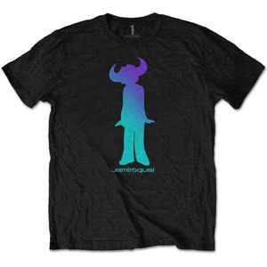 Jamiroquai - Buffalo Gradient Heren T-shirt - S - Zwart