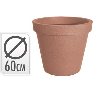 Bloempot rond Stonelook 60x35 cm