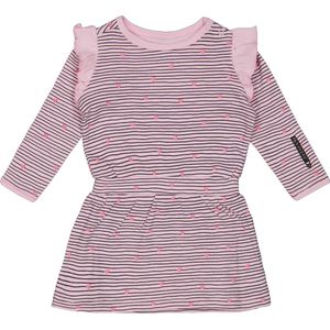 4PRESIDENT Meisjes jurk - Stripe AOP Pink - Maat 80 - Meisjes jurken
