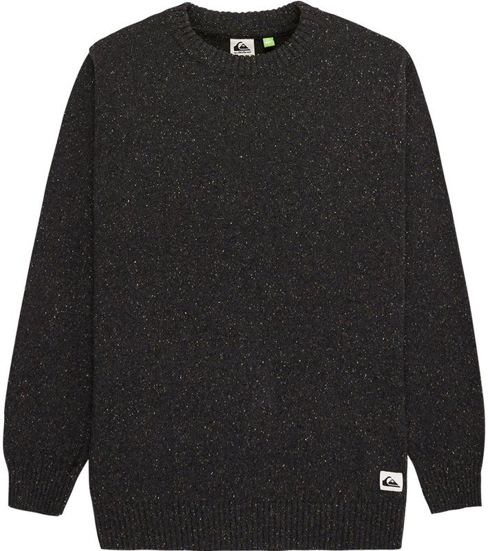 Quiksilver - Slow Song Neppy - Sweatshirt - Zwart - Regular Fit