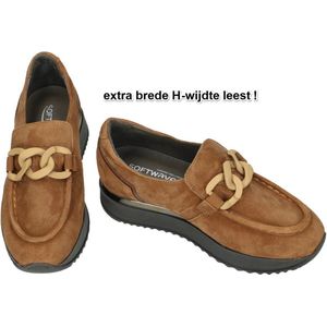 Softwaves -Dames - bruin - ballerina's & mocassins - maat 36.5