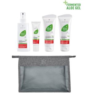 Aloe Vera Special Care Bag, Hydraterende Geconcentreerde Gel, Beschermende propolis crème met aloë vera, Aloë Vera Instant Emergency Spray, Aloë Vera Instant Emergency Cream Gel