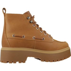 Timberland - Stone Street Mid Lace Up - Enkellaarsjes - Bruin - Leer