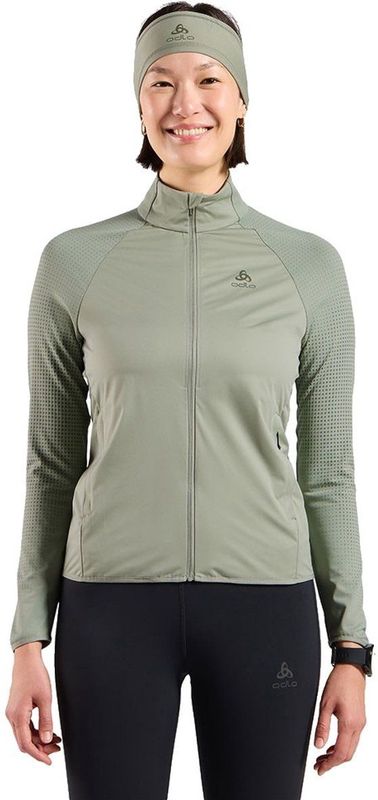 Odlo - Zeroweight Warm Hybrid - Jas - Groen