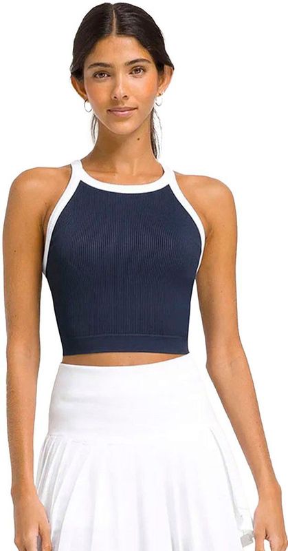 Wilson - On The Daily - Mouwloos T-shirt - Blauw - Vrouw