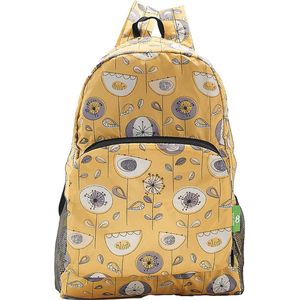 Eco Chic - Backpack - B17MD - Mustard - 1950's Flower*