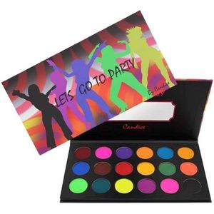 Candice Cosmetics - Let's Go To Party - Oogschaduw Palette - 18 kleuren - 21,6 g