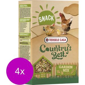 Versele-Laga Country`s Best Snack Garden Mix - Kippenvoer - 4 x 1 kg