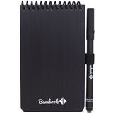 Bambook Pocket uitwisbaar notitieboek - Softcover - Duurzaam, herbruikbaar whiteboard schrift - Met 1 gratis stift