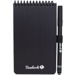 Bambook Pocket uitwisbaar notitieboek - Softcover - Duurzaam, herbruikbaar whiteboard schrift - Met 1 gratis stift