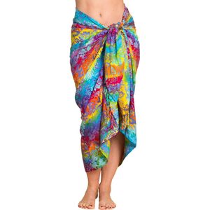 PANASIAM Sarong Wasbatik - Pareo, Wikkeldoek, Lunghi, Strandlaken, Wikkeljurk