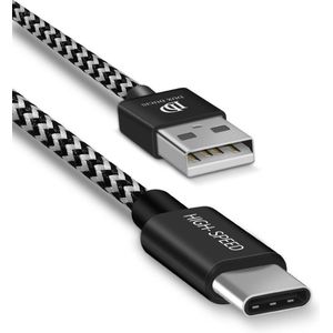 Dux Ducis Fast Charging 2.1A USB-C Lange Oplaad Kabel 5 Meter
