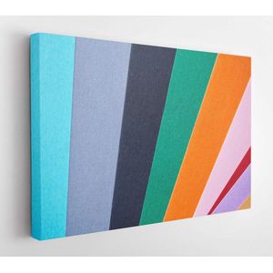 Abstract background of colored papers, colorful lines  - Modern Art Canvas - Horizontal - 1569855349 - 80*60 Horizontal