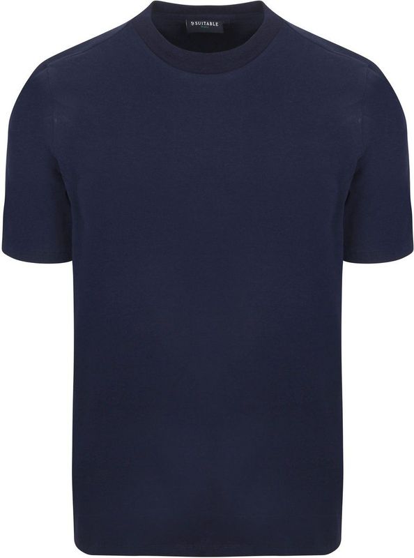 Suitable Respect - T-shirt - Donkerblauw - Heren - Casual T-shirts