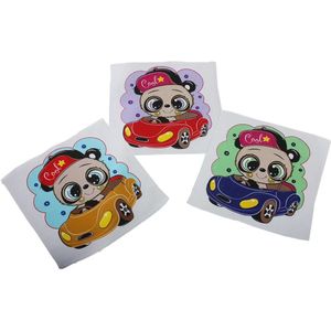 Sofil - Panda - Kinderzakdoeken - 12 Stuks - 100% Katoen