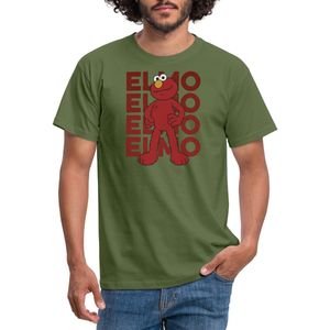 Sesamstraat Elmo Pose Mannen T-shirt