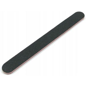 3x Nagelvijl Recht Zwart 180/180 - Professioneel & Thuisgebruik