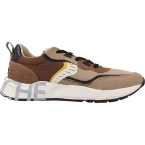 Voile Blanche - Club 01 - Sneakers - Beige - Suède en Technische Stof