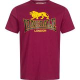 Lonsdale - Taverham - T-shirt - Oxblood