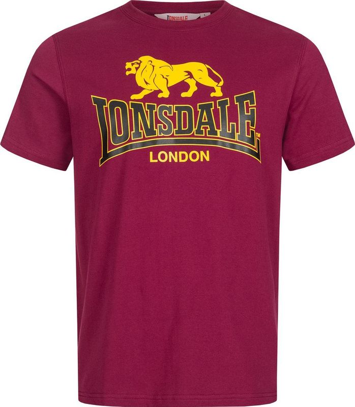 Lonsdale - Taverham - T-shirt - Oxblood