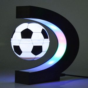 Zwevende Bal met C-vormige Plank en LED-verlichting voor Heren - Cool Decor (EU-stekker)