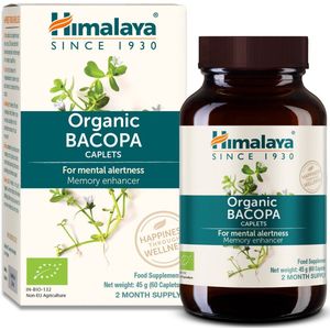 Himalaya Organic Bacopa - 100% Bacopa - Cognitieve Ondersteuning - Vegan
