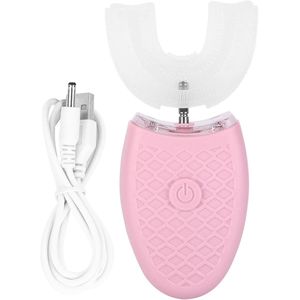 u-vormige tandenborstel - 360 tandenborstel - Tanden reiniger - Tandenborstel - Elektrische tandenborstel - Smartbrush Tanden - Smartbrush - Tandenborstel kind - Baby tandenborstel - Tandenborstel u vorm - Peuter tandenborstel - 1 stuk roze