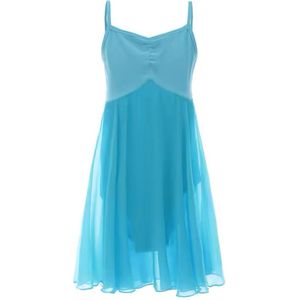 Balletpakje Charlie - turquoise - maat 128/134