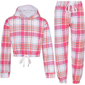 Tie Dye Trainingspak voor Meisjes - Hoodie en Joggingbroeken, Sportieve Loungewear voor Kinderen 5-13 Jaar