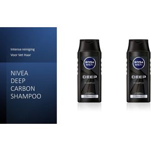 Nivea Shampoo - Deep Carbon - 2 x 250 ml