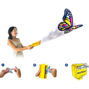 Vliegende Vlinder - Kaarten - Wenskaarten - Verjaardagskaarten - Flying Butterfly - Verrassing - Verjaardagskaarten - Trouwkaarten - Vrijgezellenfeest - Trouwfeest