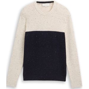 Tom Tailor - Gebreide Pullover - Regular Fit - Katoenmix