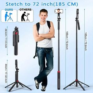 360Â° Draaibare Draagbare Camera Tripod met Draadloze Afstandsbediening, Ideaal voor Video-opname, Live Streaming - Zwart - Universele Compatibiliteit