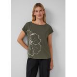 s.Oliver - T-Shirt - Mouwloos - Met Pailletten