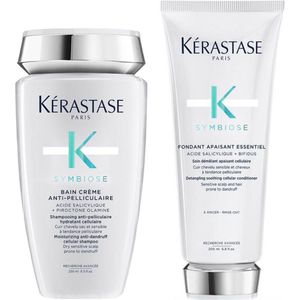 Kerastase Symbiose Bain Crème Anti-Pelliculaire 250ml + Fondant Apaisant Essentiel 200ml