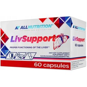 ALLNUTRITION| LIVSUPPORT – Lever Supplement | 60 capsules | Ondersteuning & Detox voor Gezonde Leverfunctie | 60 capsules