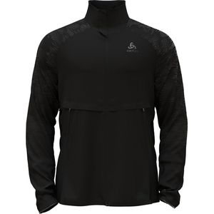 Odlo Zeroweight Reflective Jacket Heren - sportjas - zwart - Mannen