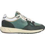 Pepe Jeans - PLS600010 Marlon - Leren Sneakers - Zwart - Plat - Veters - Casual