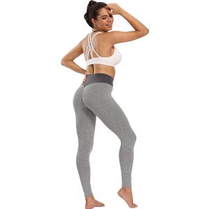 Sport Legging  TikTok Legging | Dames |Butt lifting |TikTok broek |TikTok Yogapants | Grijs/Zwart  |Fitness | Sporten |