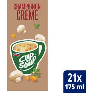 Cup-a-soup unox champignon creme 175ml | Doos a 21 zak | 4 stuks