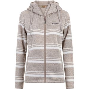 Life Line Jura dames vest - beige gestreept - fleece - 48
