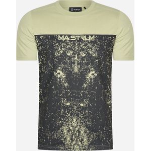 MA.Strum Half body print tee - tea